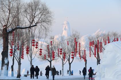 Cina, le foto dell'Ice & Snow Festival 2020 1