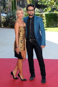 Francesco Sarcina e Clizia Incorvaia sul red carpet de "La vita Oscena" alla 71esima mostra del cinema di Venezia (2014)