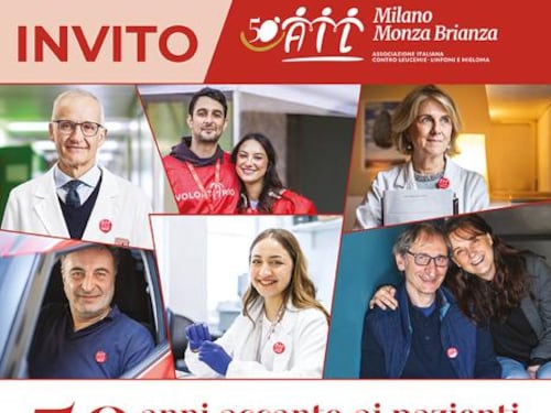 Ail Milano Monza Brianza compie 50 anni, 'accanto ai pazienti e alla ricerca'