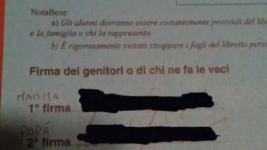 Firma 1 e firma 2 sul libretto scolastico? Risalgono al Fascismo
