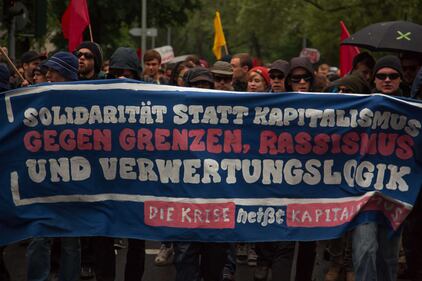 La protesta dei Blockupy 2