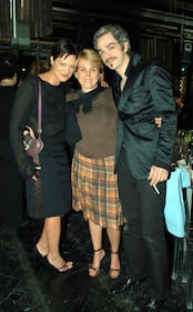 Asia Argento, Morgan e Silvia Venturini alla Fiera di Milano dove è stata inaugurata Convivio (2004)