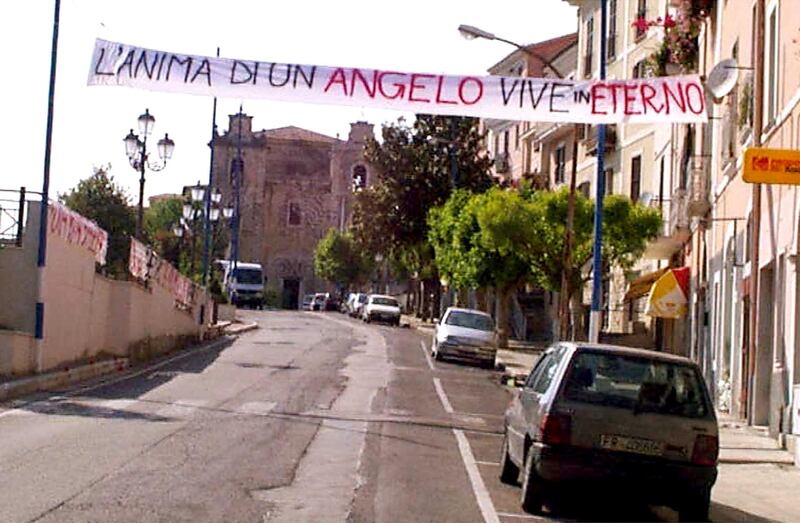 Striscione per Serena Mollicone ad Arce