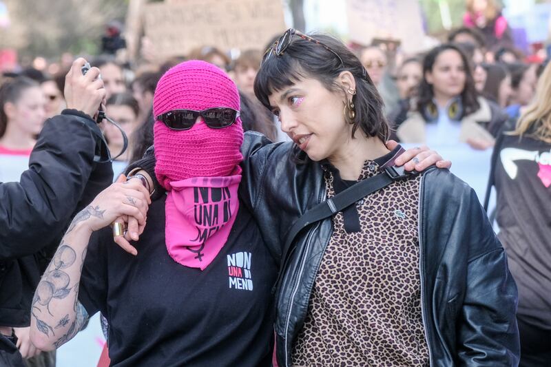 Corteo femminista di Roma, in 10mila per l'8marzo 5