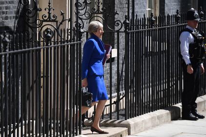 L'ultima volta di Teresa May a Downing Street 5