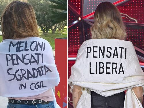 "Non pensavo che la Ferragni fosse metalmeccanica". La Meloni zittisce la militante Cigl