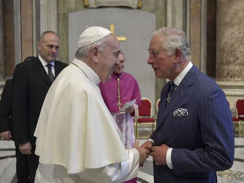 Il Principe Carlo in Vaticano: foto