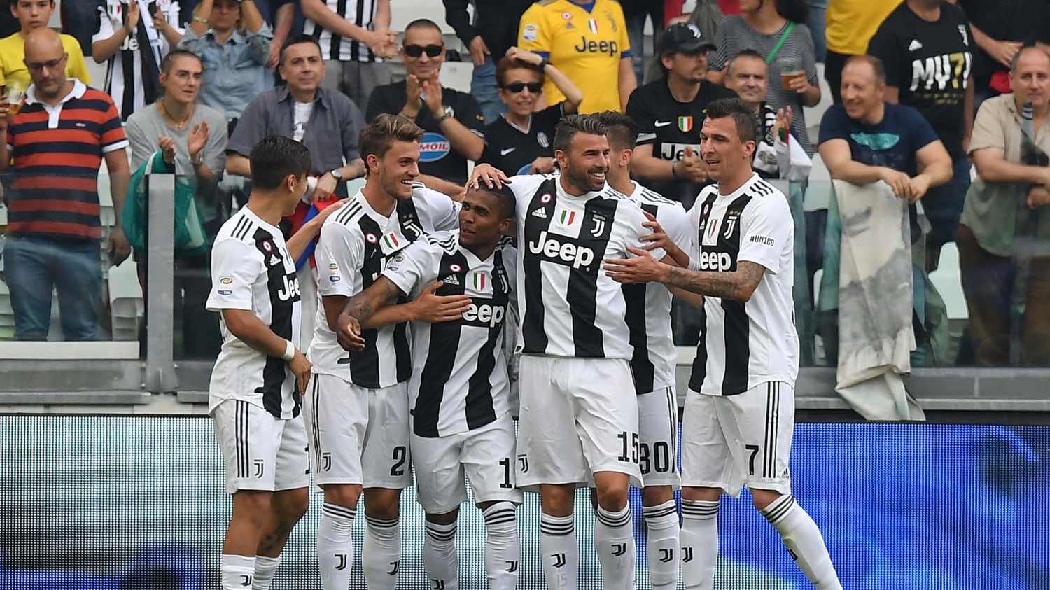 La Juve batte il Verona e festeggia lo Scudetto