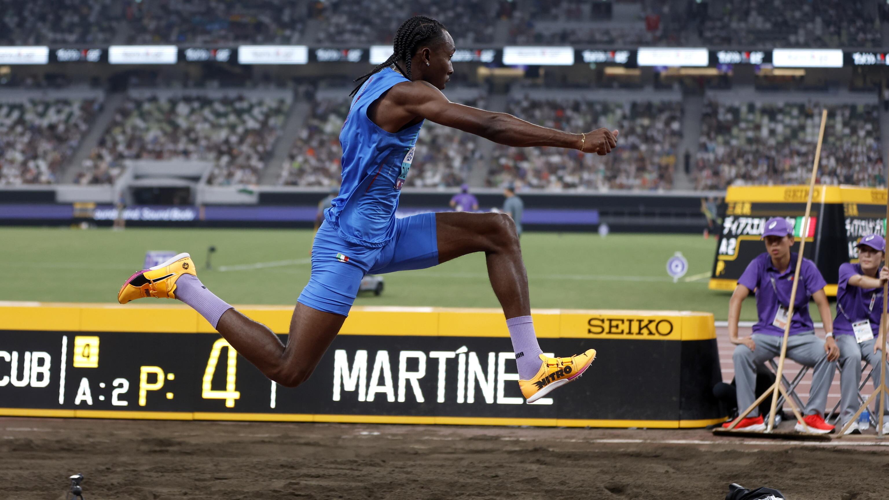L'azzurro Andy Diaz è oro nel salto triplo ai Mondiali indoor di atletica