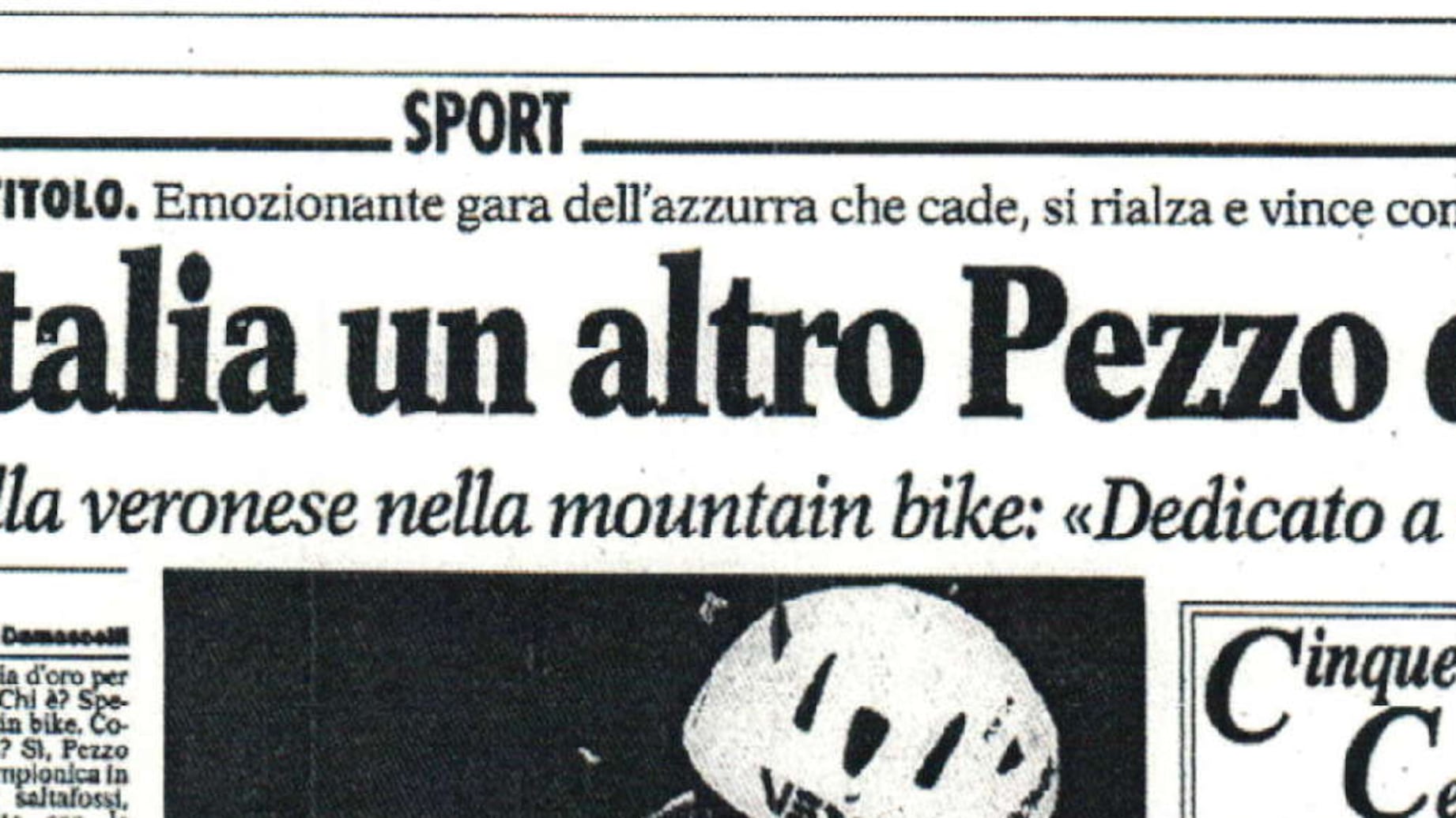 Atlanta 1996. L’oro si fa sexy con la Pezzo. Damascelli: "E ora tutti in mountain bike"
