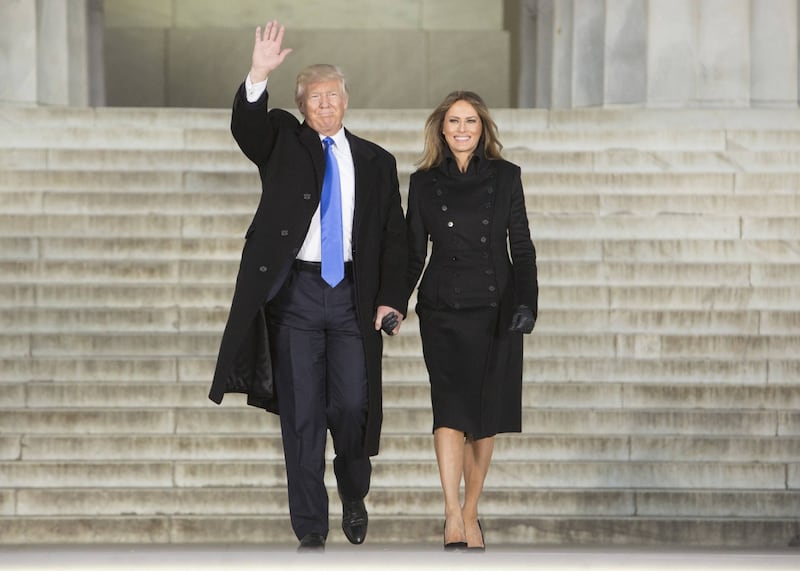 Melania e Donald Trump, coppia presidenziale 33