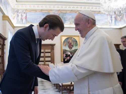 Sebastian Kurz da Bergoglio: "Buoni rapporti col Vaticano"
