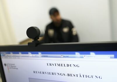 Germania, profughi all'ex base americana di Heidelberg 19