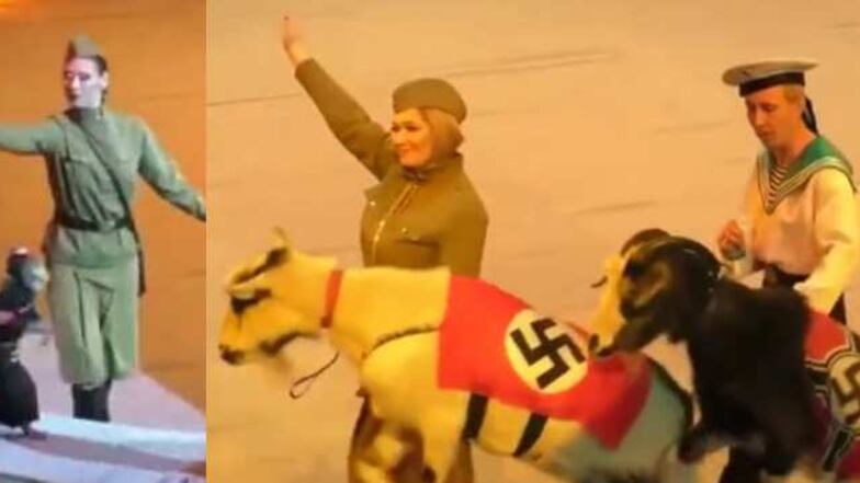 "La scimmia ha l'uniforme nazista". Bufera per lo spettacolo del circo