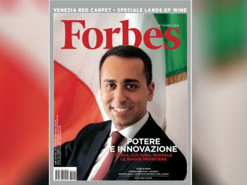 Di Maio fotografato per Forbes: Grillo commenta in napoletano