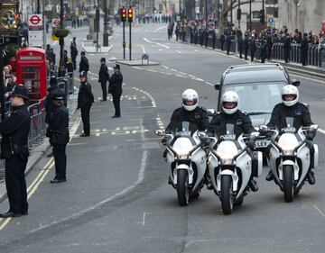 Londra, i preparativi per il funerale della Thatcher 1