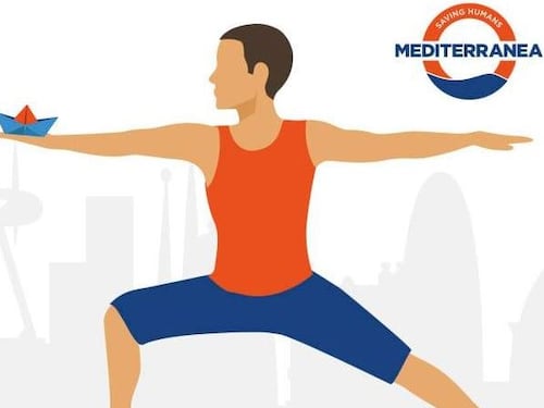 Mediterranea, lezioni di yoga per sfidare (ancora) Salvini