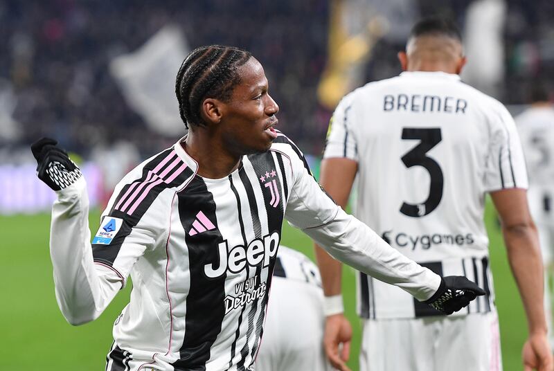 Juventus Cremonese David celebrazione