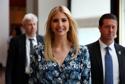 Ivanka Trump a Berlino dalla Merkel 7