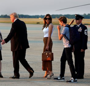Usa, Melania e Barron Trump si trasferiscono alla Casa Bianca 2