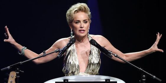Sharon Stone, seno in vista sul red carpet 22
