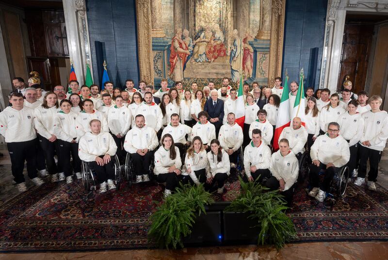 Qurinale, Mattarella con gli atleti in partenza per i Giochi Olimpici 11