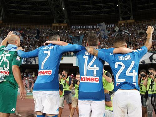 Callejon-Mertens-Zielinski, il Napoli passa a Bologna: primo posto con Inter e Juve