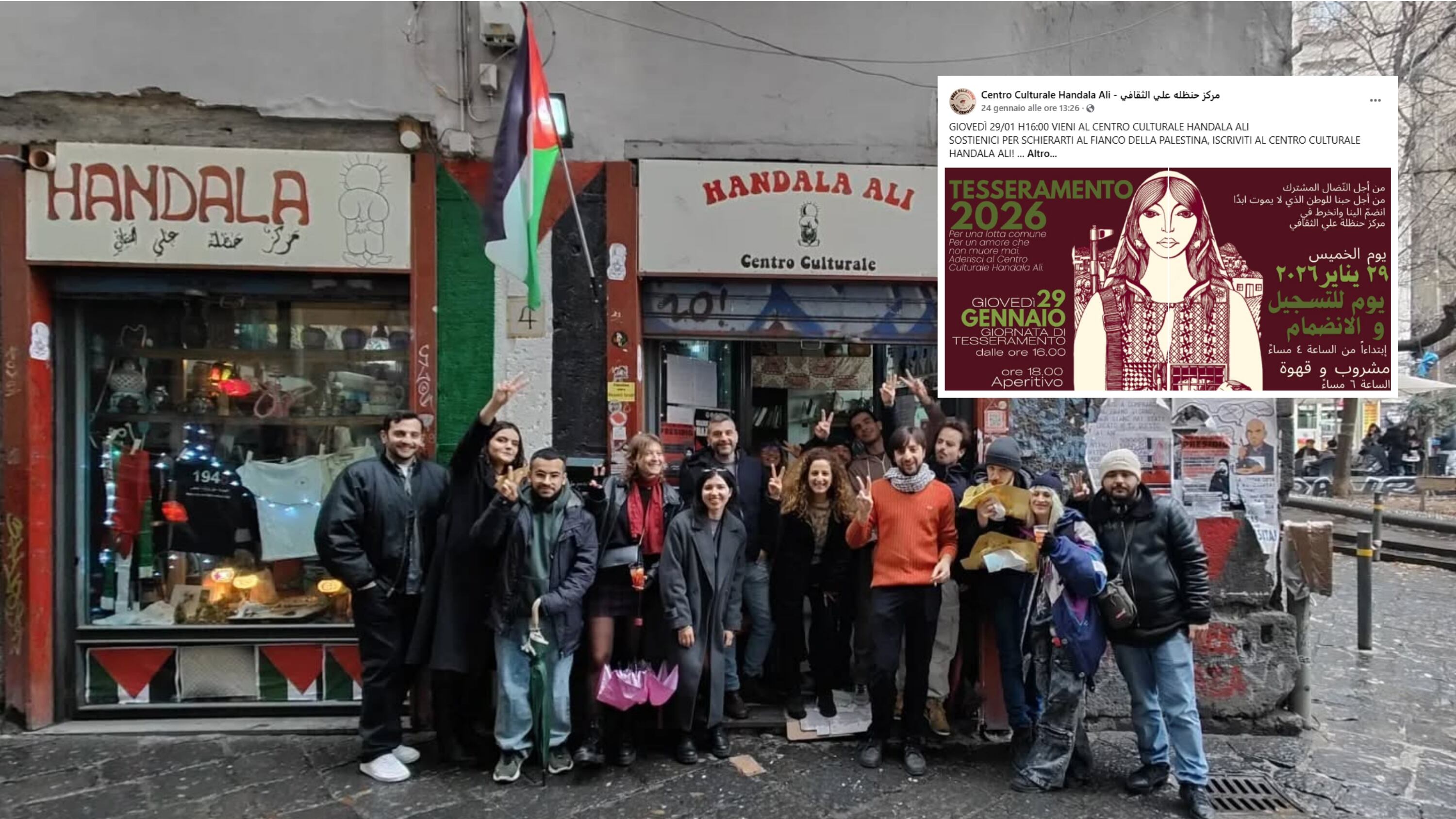 Prove di jihad a Napoli: il partito di Hamas si tessera