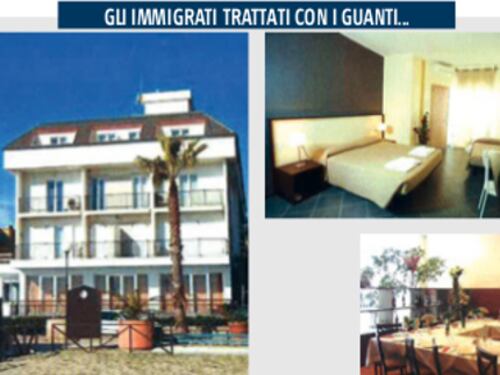 Profughi ospitati negli hotel. I militari Expo nei container