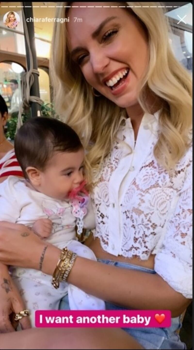 Chiara Ferragni figlio