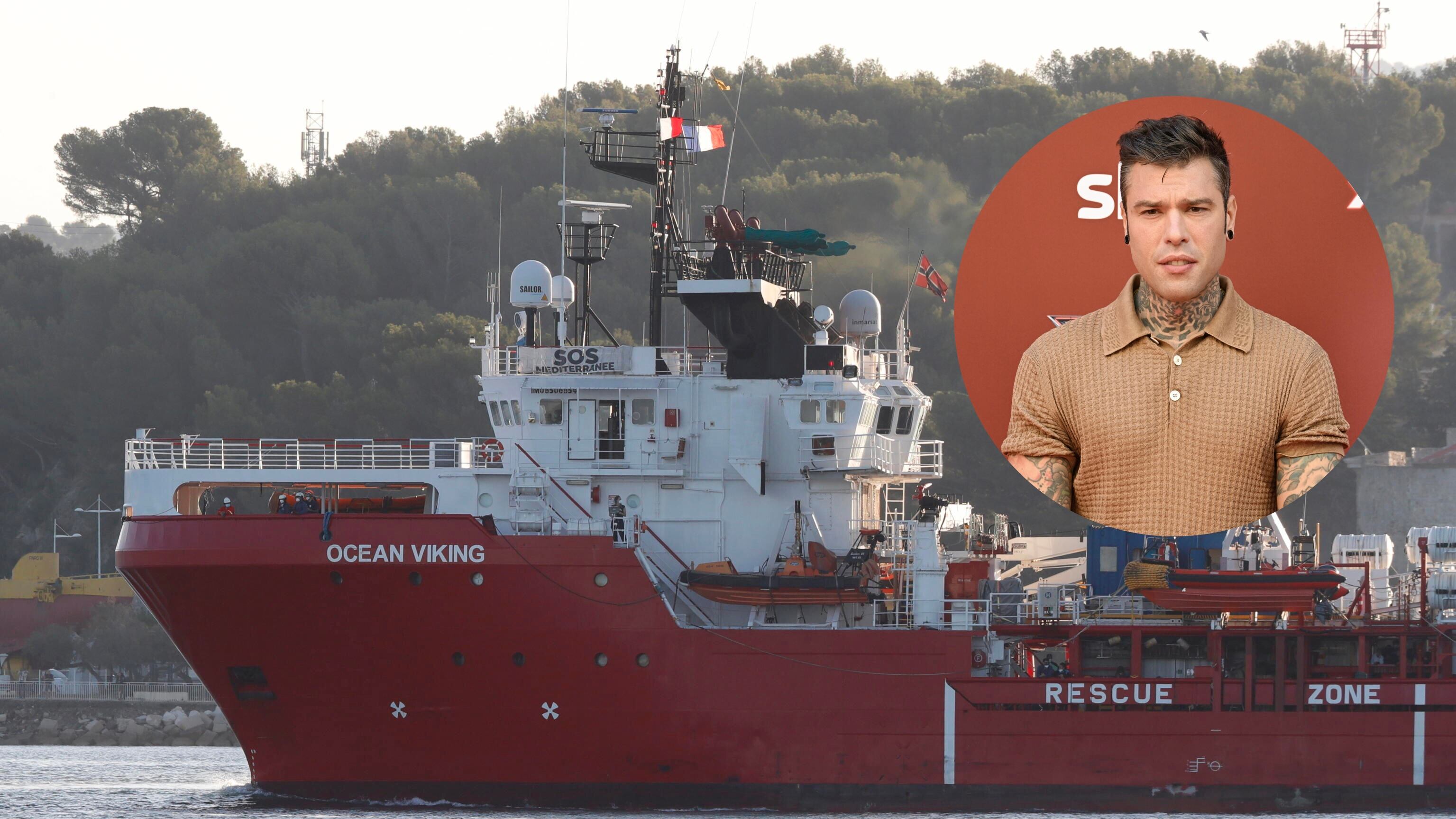 "Sostenga la Ocean Viking". Ong a caccia dei soldi di Fedez