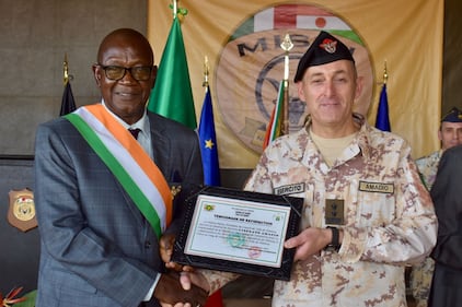 MISIN, nuovo Comandante della Missione Italiana di Supporto in Niger 2