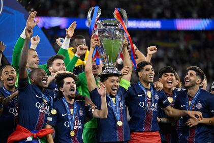Il Psg fa il bis: la festa per la Champions League 1