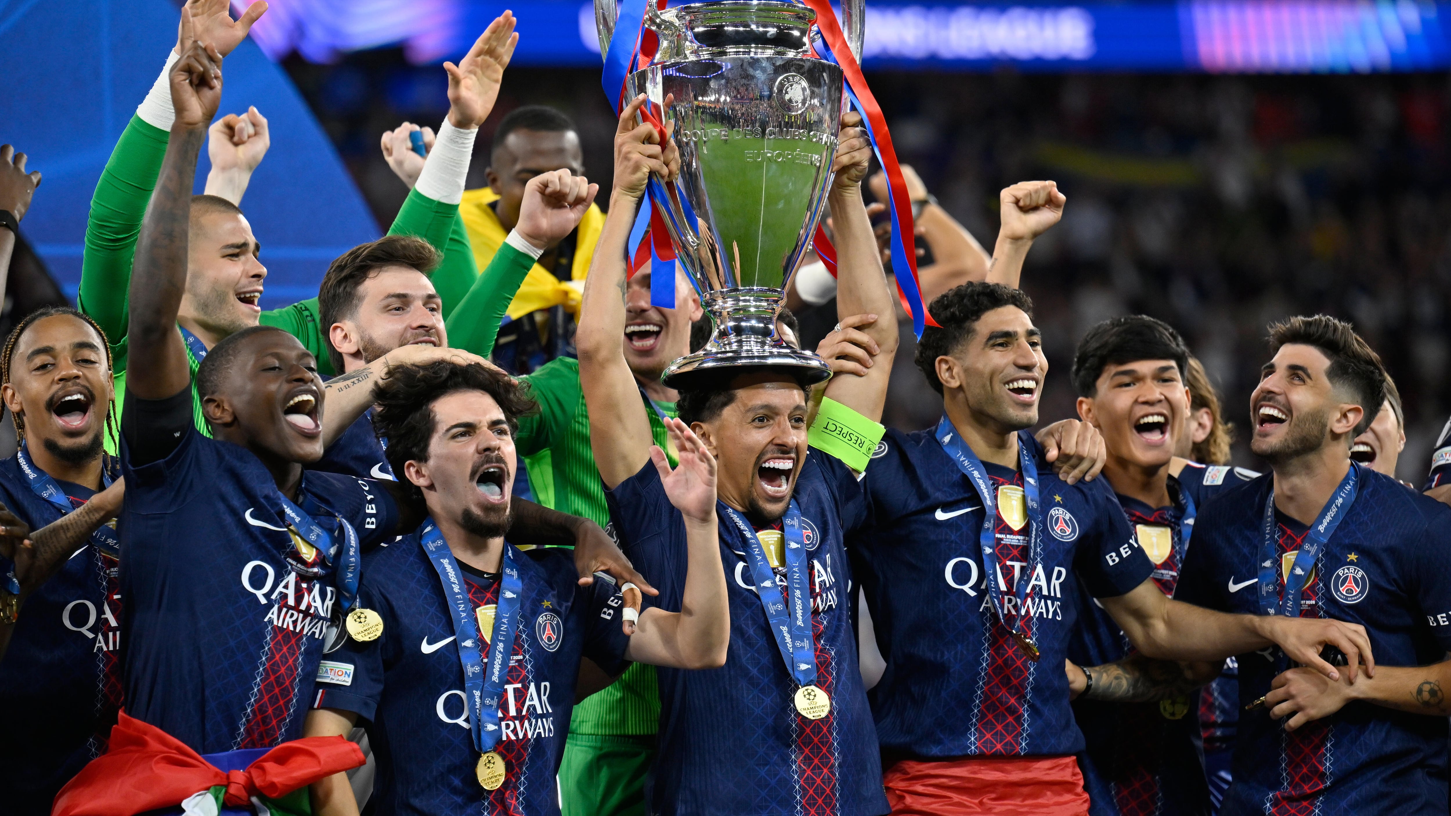 Il Psg fa il bis: la festa per la Champions League 1