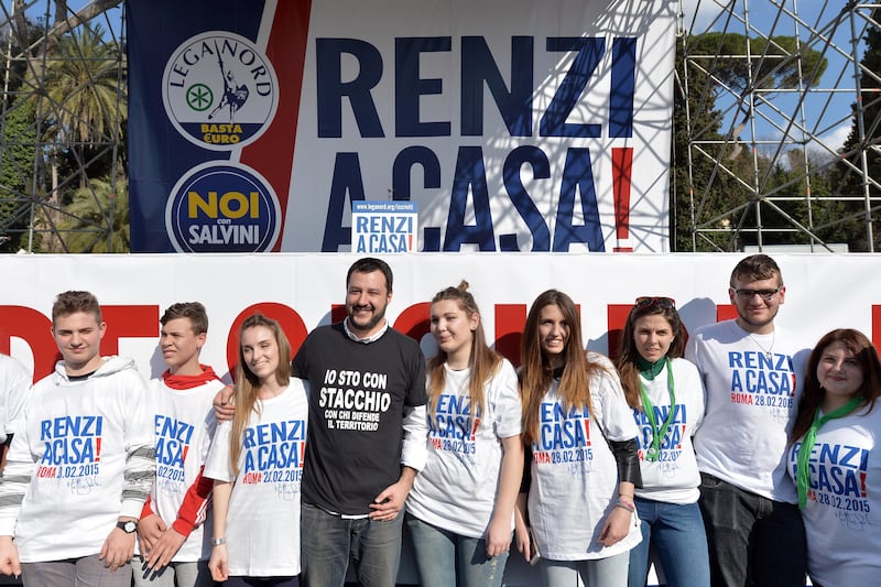 La "discesa" del Carroccio su Roma: la piazza leghista 3