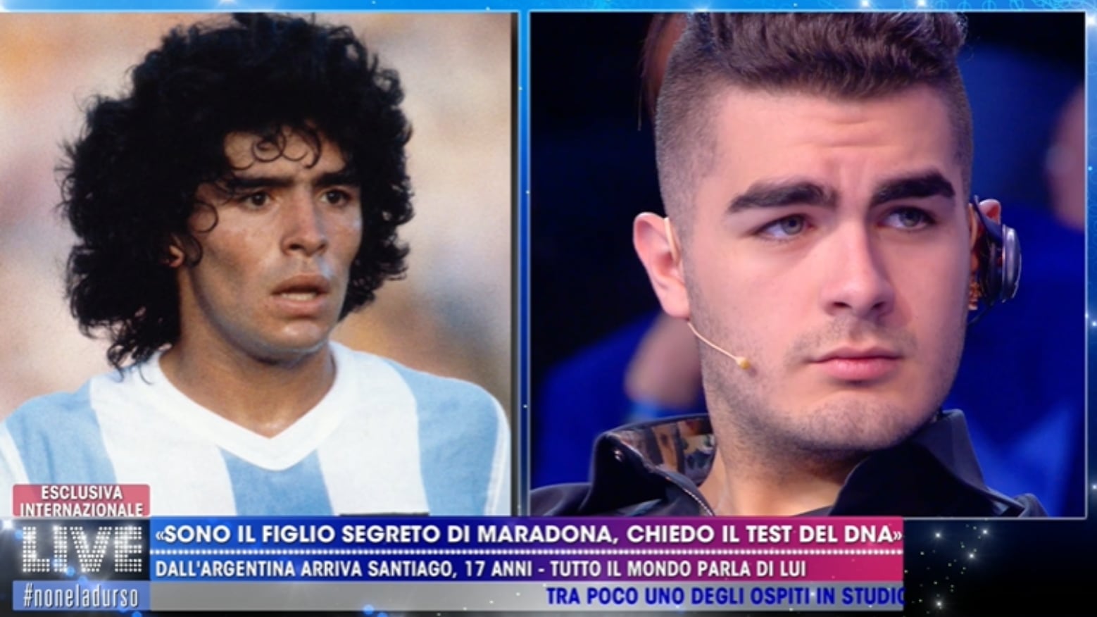 Santiago Lara è figlio di Maradona?