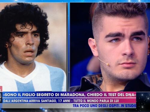 Santiago Lara è figlio di Maradona?