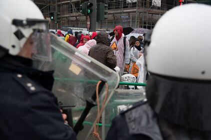 La protesta dei Blockupy 3