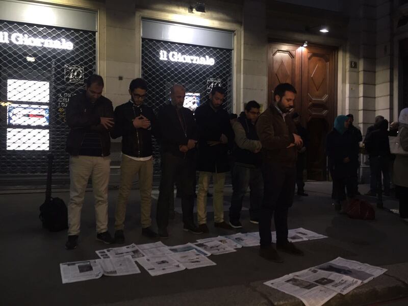 La protesta islamica ​sulle pagine de IlGiornale 2