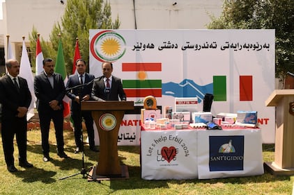 Donazioni del contingente italiano alle popolazioni del Kurdistan 6