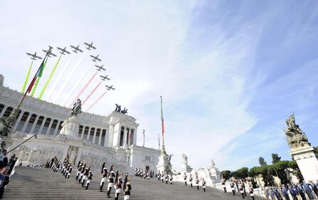 La cerimonia all'Altare della Patria 9