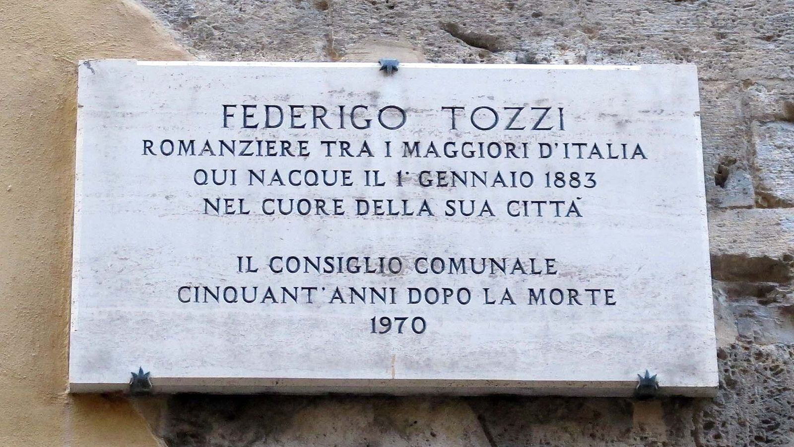 Un secolo fa Federigo Tozzi stroncava gli autori di oggi