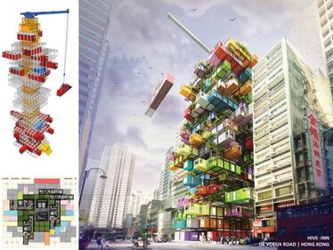 Un palazzo come Tetris, le case sono container 4