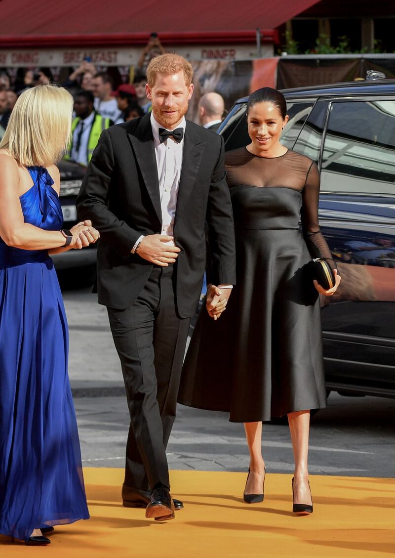 Meghan Markle e il Principe Harry alla première de "Il Re Leone": foto 3