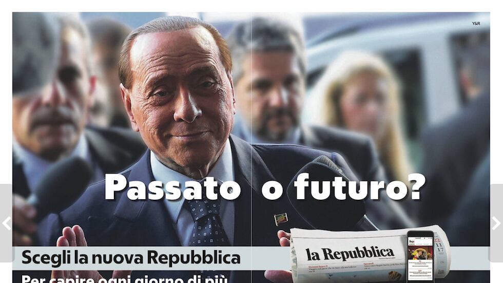 Grafica nuova ma l'ossessione è antica "Repubblica" si aggrappa a Berlusconi