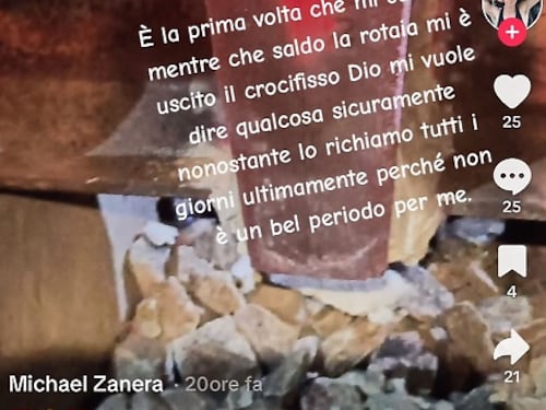Quella croce e il presagio del silenzio