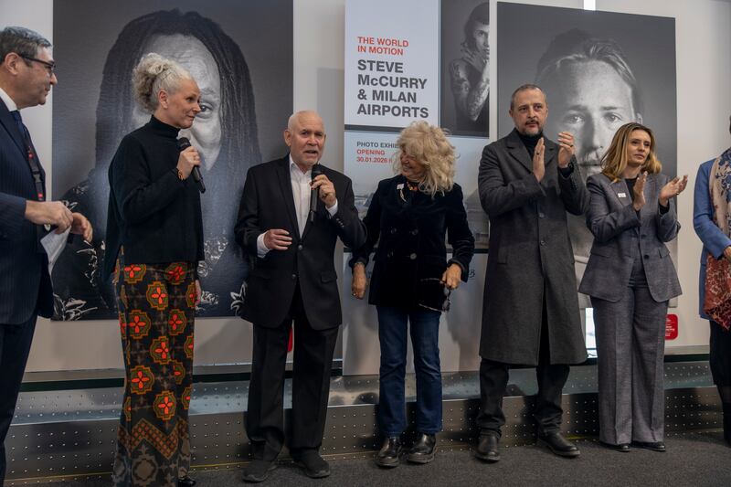 Inaugurazione mostra McCurry-Malpensa