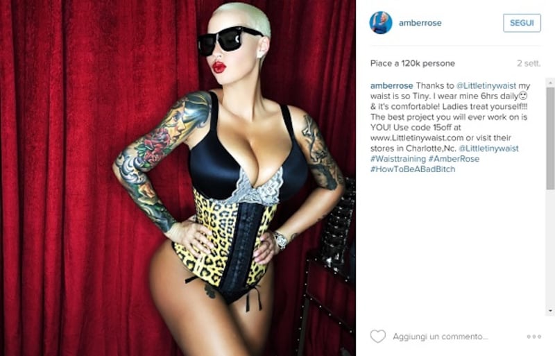 Amber Rose, anche l'ex di Kanye West difende il selfie hot di Kim Kardashian: foto 18