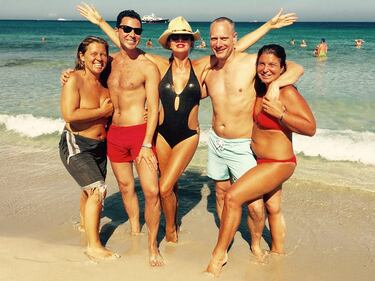 Alba Parietti, topless a Formentera 11