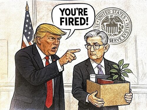 "Sei licenziato!". La vignetta di Trump contro Powell